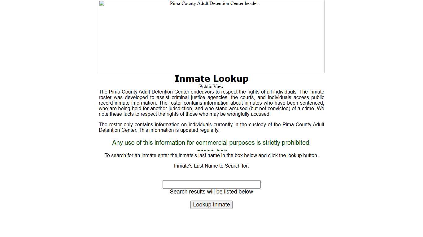 Pima County Sheriff Department